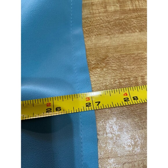 Vintage K.C. studio Green Button Up Blouse Size 14 - Picture 6 of 6